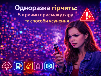 5 причин присмаку гару та способи усунення: одноразка гірчить