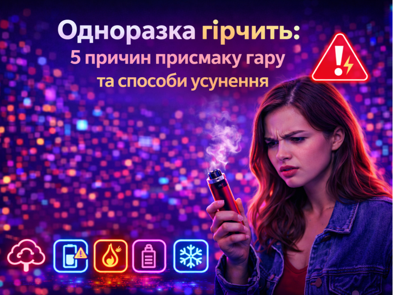 5 причин присмаку гару та способи усунення: одноразка гірчить