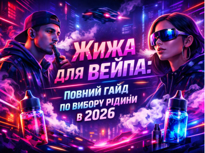 Повний гайд на вибір рідини в 2026: жижа для вейпа