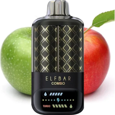 Elf Bar COMBO 25000 Green Apple & Double Apple Shisha (Зелене Яблуко Подвійне Яблуко Кальян)
