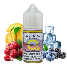 Elfbar Elfliq Blue Razz Ice 30 ml (Полуниця Лохина Лід)