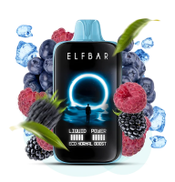 Elf Bar MoonNight 40000 Blue Razz Ice (Полуниця Лохина Лід)
