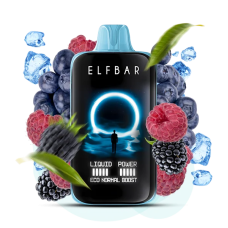 Elf Bar MoonNight 40000 Blue Razz Ice (Полуниця Лохина Лід)